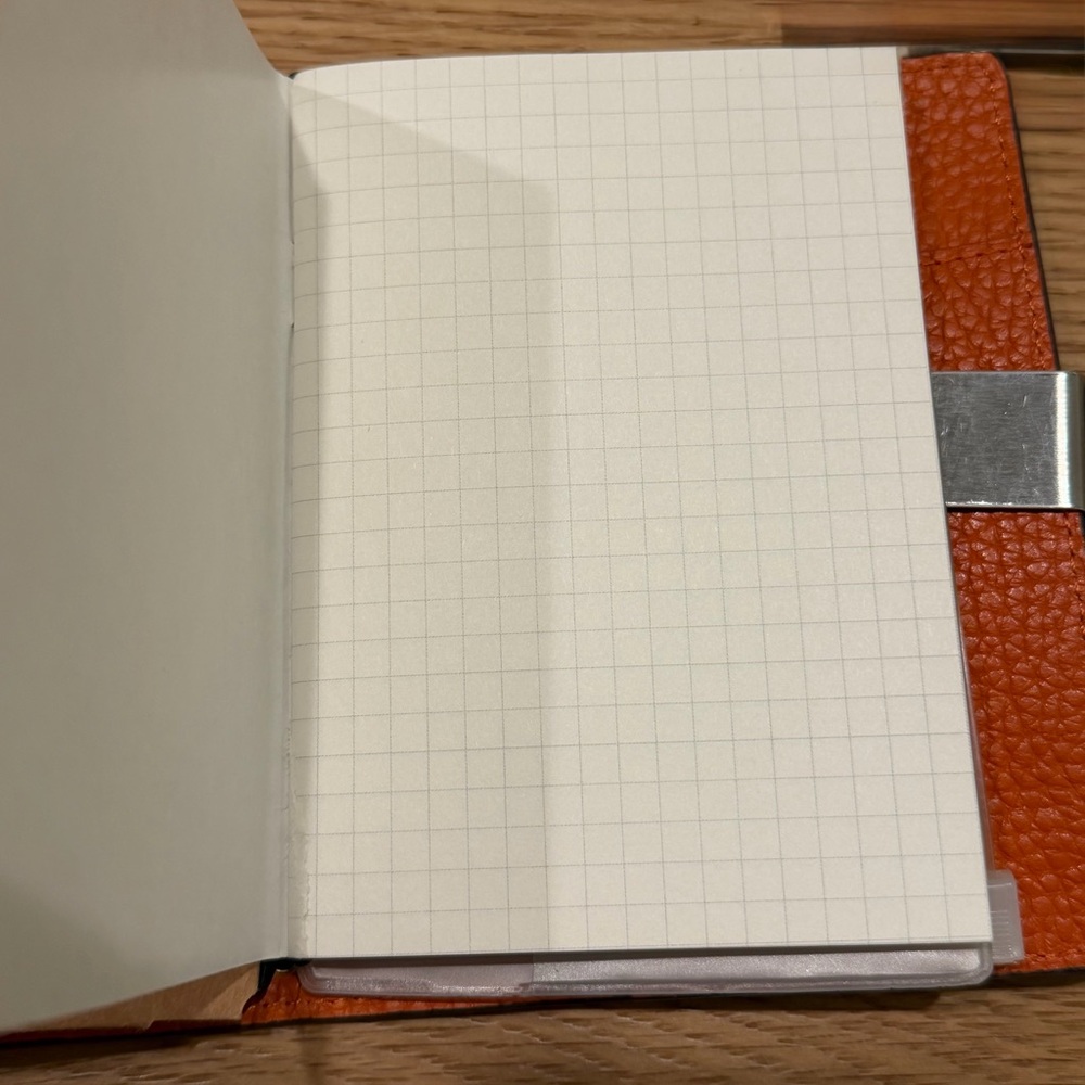 Navy Blue Leather Notebook Cover - Picture 8 of 12